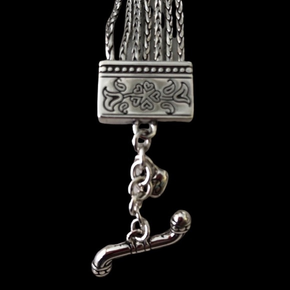 Brighton silver plated bracelet. Brighton French Quarter Multi-Strand Bracelet - Picture 6 of 6